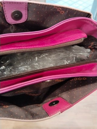 Bolso Soruka rosa y fucsia