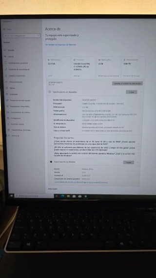 PC Sobremesa i7 32GB RAM GTX 1060 6GB 4TB