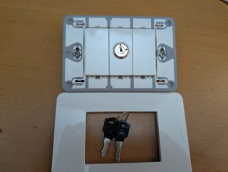 3 Selettori/Interruttori Chiave Incasso