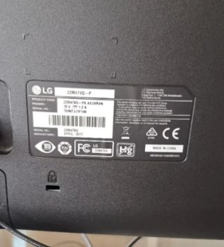 Monitor LG 21" en perfecto estado