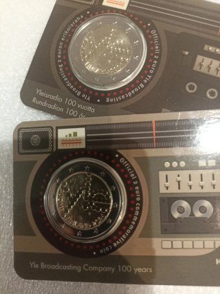 Pareja Monedas 2€ Finlandia 2025 BU