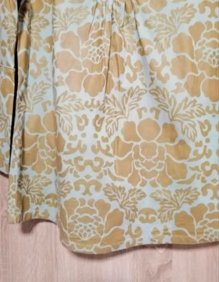 Blusa Almatrichi verde y amarilla floral
