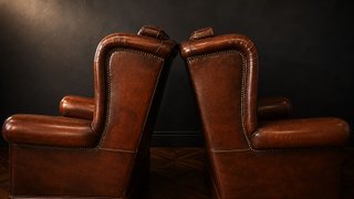 Pareja Sillones Club Chester Piel Estilo RL