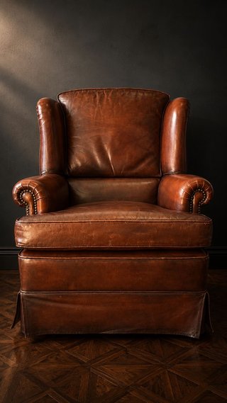 Pareja Sillones Club Chester Piel Estilo RL