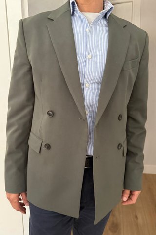 Blazer cruzado hombre 46 Slim Fit