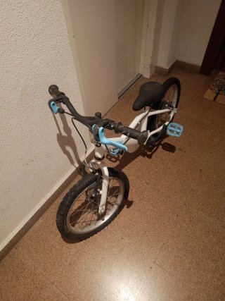Bici infantil Btwin blanca