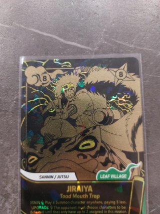 Carta Naruto Mythos Secret Jiraiya Toad Mouth Trap