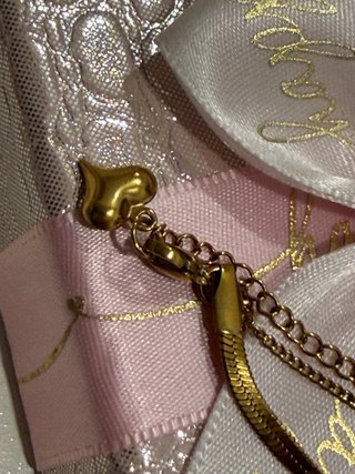 Collar doble con perla