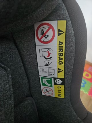 Silla coche bebé gris