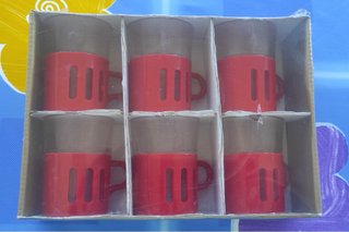 Juego de 6 tazas de café