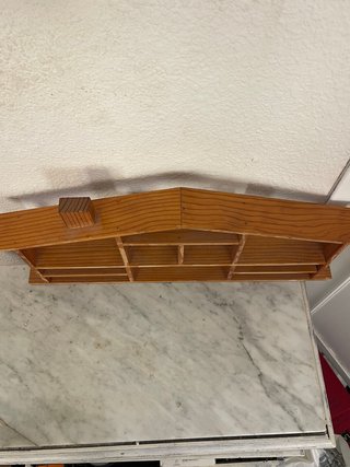 Estantería madera miniatura vintage