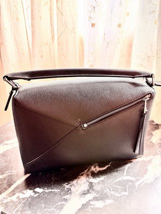Bolso Loewe Puzzle Negro 27cm Nuevo