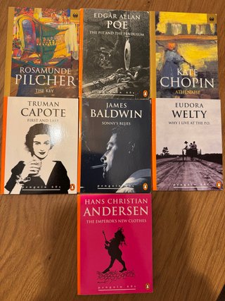 Lote de 7 libros lit clásica de bolsillo en inglés