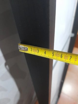 Specchio a figura intera con cornice