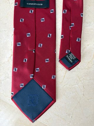 Corbata Seda natural El Corte Inglés Roja