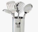 Set di utensili da cucina in metallo