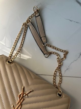 Borsa Yves Saint Laurent Beige Nuova