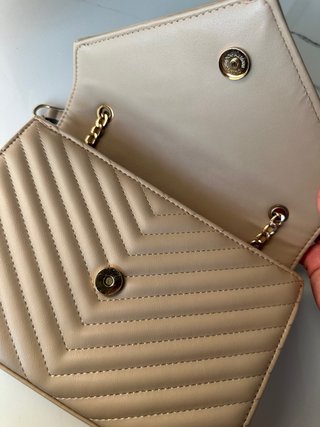 Borsa Yves Saint Laurent Beige Nuova