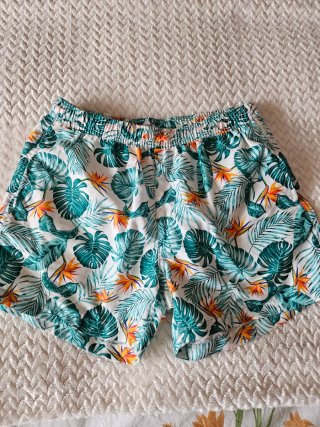 Bañador chico estampado tropical