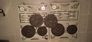 Banco multiposición ABS 500 + kit pesas