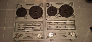 Banco multiposición ABS 500 + kit pesas
