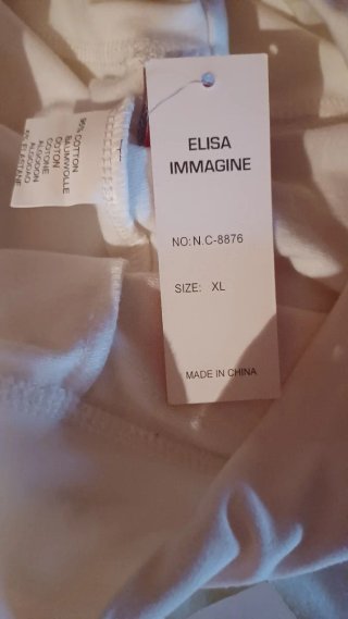 Pantalón de chándal blanco nuevo