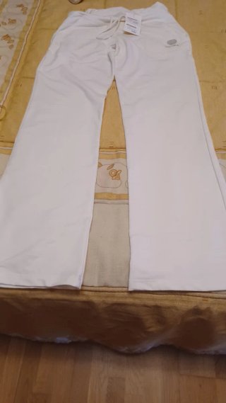 Pantalón de chándal blanco nuevo