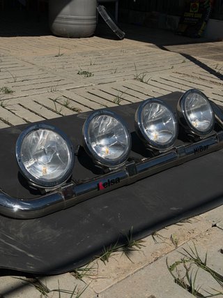 Barra porta faros Kelsa Inoxidable Renault Premium