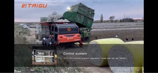 Algodón Empacadora Roundbaler