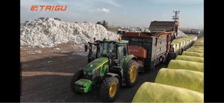 Algodón Empacadora Roundbaler