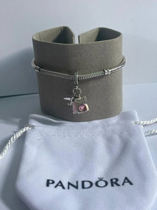 Charm estilo Pandora kit de viajes sello pt s925