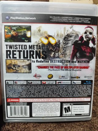 PS3 Twisted Metal Edición Limitada