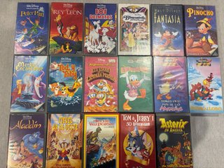 Lote VHS Películas Disney y Clásicos