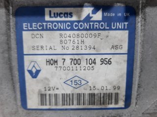 Renault 1061698 7700111205 centralita clio ii fase