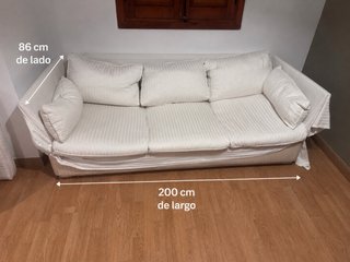 Divano bianco 3 posti (2 unità)