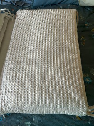 Cuna madera blanca IKEA con colchón de calidad