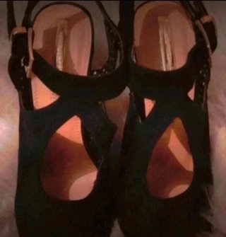 Zapatos de tacón negros