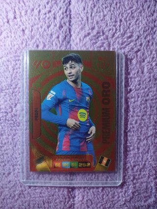 Cromo Pedri FC Barcelona Premium Oro