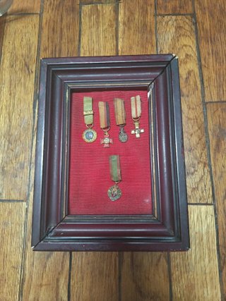 Cuadro Medallas Alfonso X - Campaña Marruecos