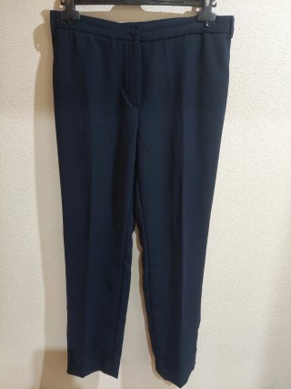 Pantalón de vestir clásico Antea azul marino