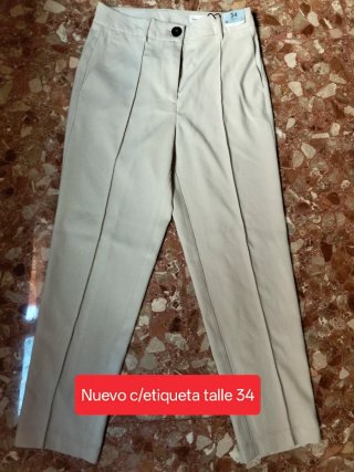 Pantalones vaqueros grises y negros talla 38