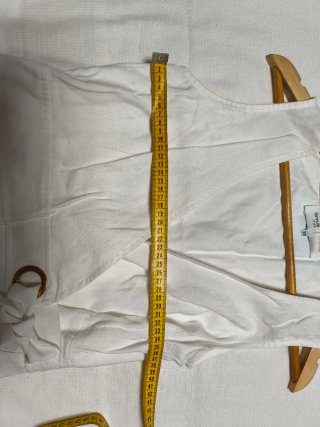Top cruzado blanco Fórmula Joven Talla M