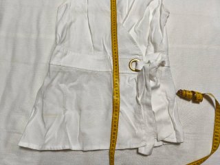 Top cruzado blanco Fórmula Joven Talla M