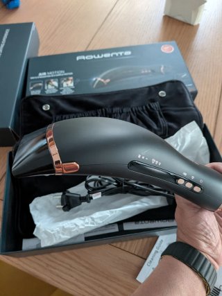 Rowenta Air Motion Secador de Pelo Negro