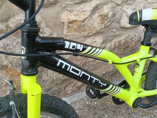 Bicicleta Monty 104 18 Amarilla