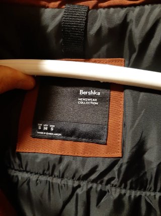 Chaqueta Bershka Marrón Talla S