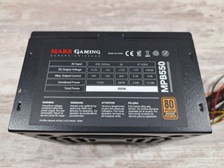 Fuente Mars Gaming MPB550 (550W)