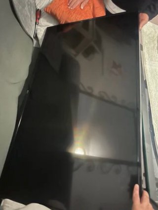 Televisión LG Negra