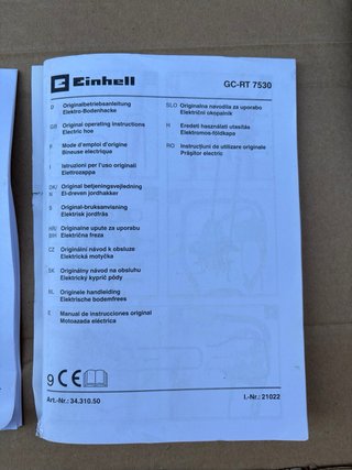 Einhell GC-RT 7530 - Aradora eléctrica