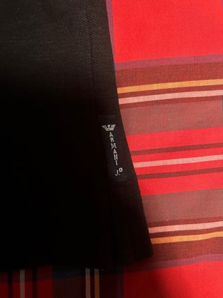Polo Armani Jeans nero uomo